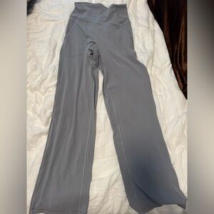 lululemon athletica Gray Wide Leg Pants - barely worn
